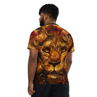 Lion collage - Recycled unisex sports jersey