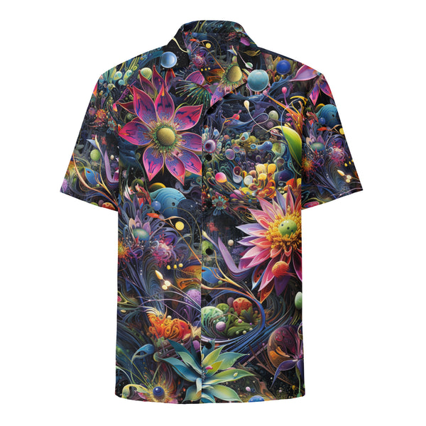 Trippy Flowers- Unisex button shirt