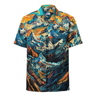 Steep Mountain - Unisex button shirt