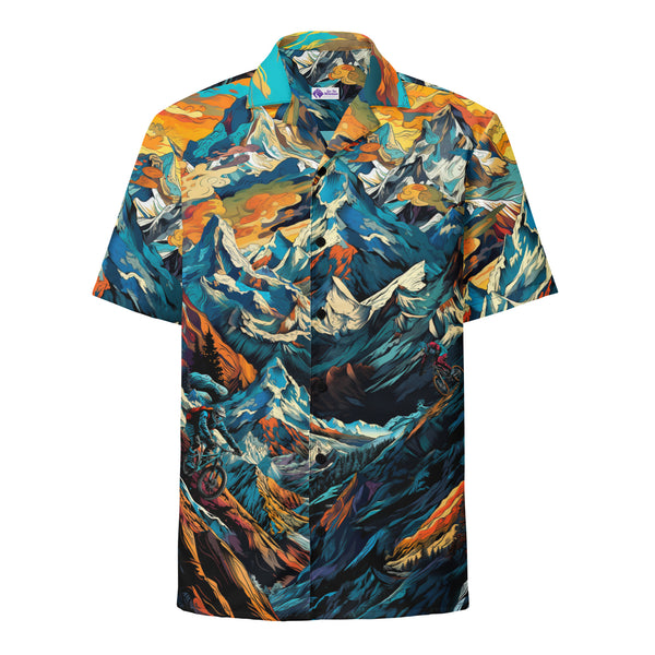 Steep Mountain - Unisex button shirt