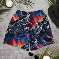 Vivid Mountains - Men's Recycled Athletic Shorts