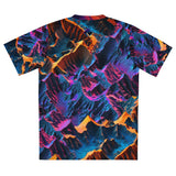 Neon Mountains - Recycled unisex sports jersey