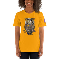 Owl -Short-Sleeve Unisex T-Shirt